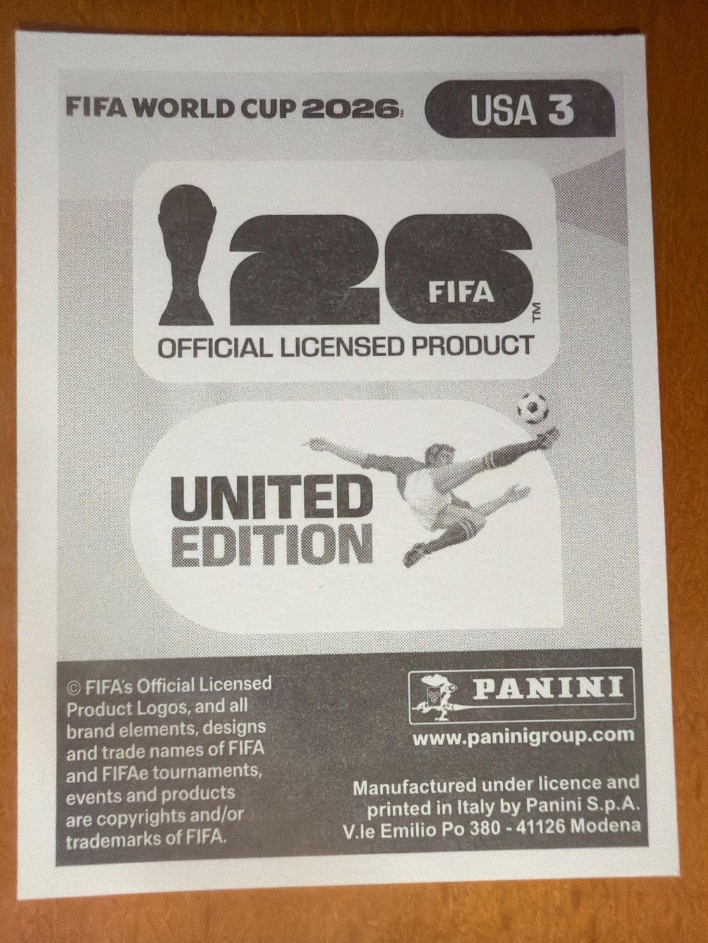 Panini Sammelbilder & Trading cards: Panini USA3 – Neu (gemäss Beschreibung) aus Susten von Rechnun 1