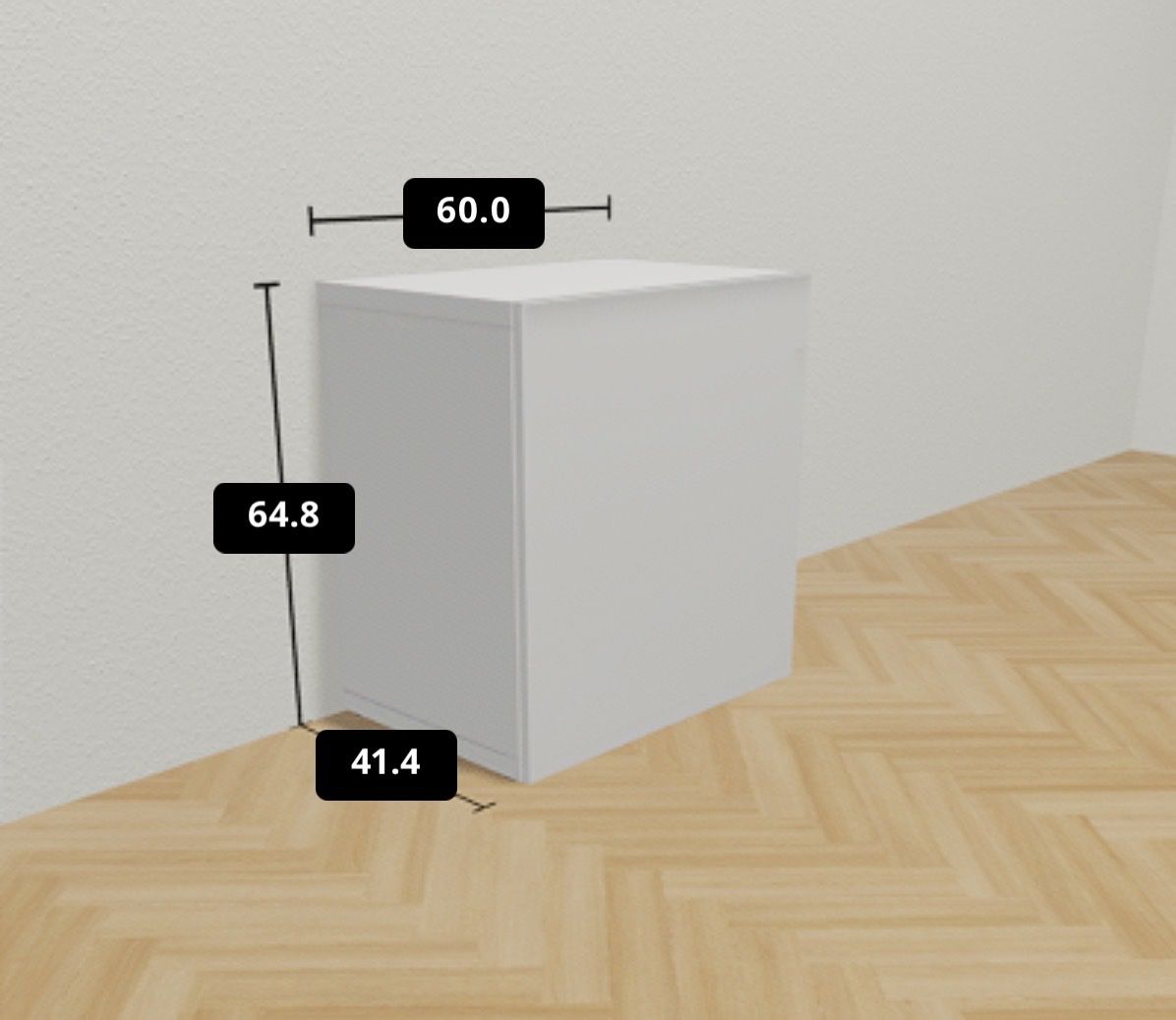 Ikea Liege- & Schlafplätze: Selfmade Katzenklo-Möbelbox, weiss – Gebraucht aus Luzern von alinaoswald 3