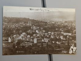 Photo Karte / Winterthur - Gelaufen 1917