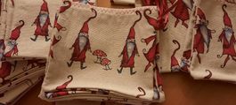 Adventskalender-Stoffsäckli Wichtel verschiedene Größen  neu