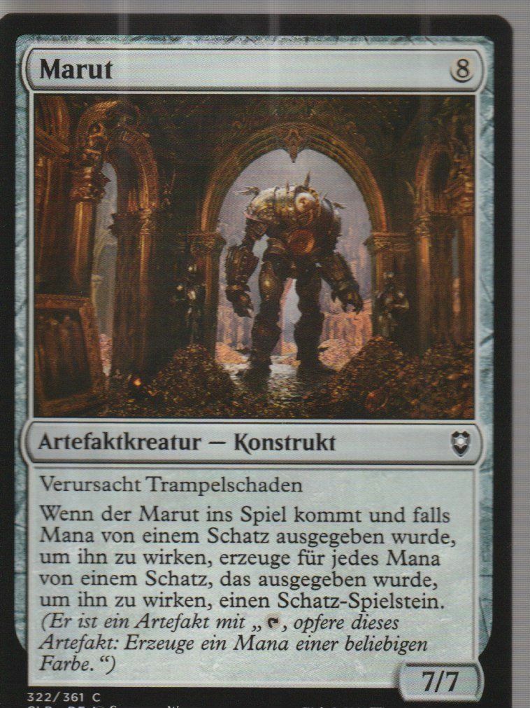 Magic The Gathering Sammelbilder & Trading cards: TCG Magic The Gathering MTG CLB 322   Marut – Neu (gemäss Beschreibung) aus Vezia von Aquarius_Age