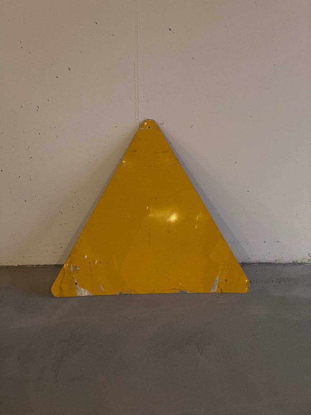 Schilder: Vintage Baustellenschild – Gebraucht aus Zürich von  1