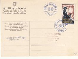 Feldpost Wi 20 auf Militär PK