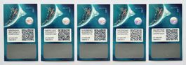 5x Swiss Crypto Stamp 1.0 - ID4 Säntis mit NFT