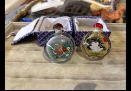 2 Chinesische Snuff Bottles Alter unbekannt