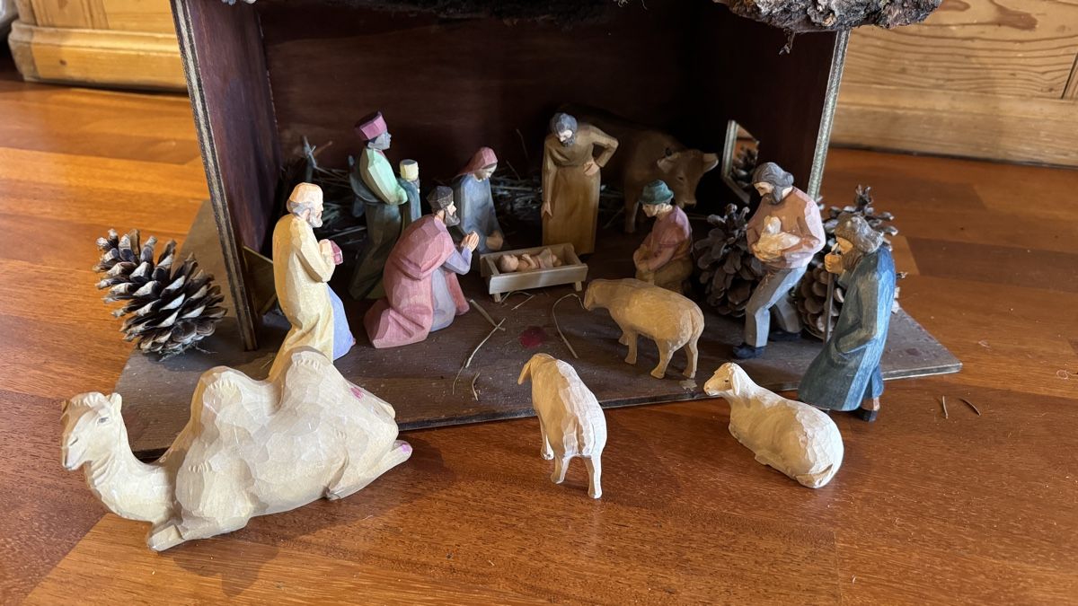 Tutte le decorazioni: Weihnachtskrippe Huggler Brienz, komplett – Usato da Bern venduto da samklotzli