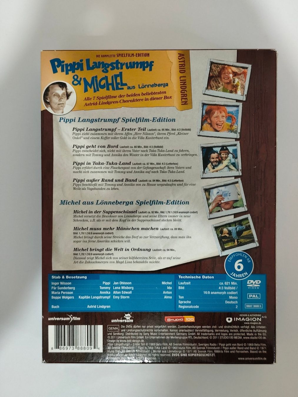 Alle DVDs: Pippi Langstrumpf & Michel aus Lönneberga - DVD Sammlung – Gebraucht aus Wil SG von anhe87 2