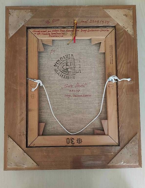 Dipinti: Wünderschöne Antique Bild – Usato da Rorschach venduto da Sina2428 1