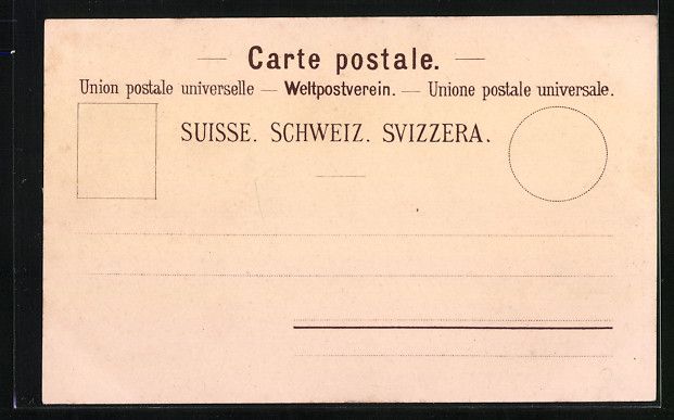 Cartoline postali: Litho Vitznau, Teilansicht mit Kirche, F – Usato da Berlin venduto da bartko-reher 1