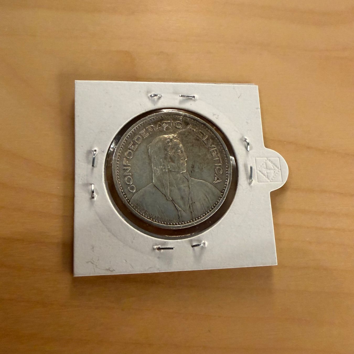Tutti le monete: Schweizer Silbermünze 5 Franken 1951 – Usato da Wädenswil venduto da NicolaGB 1