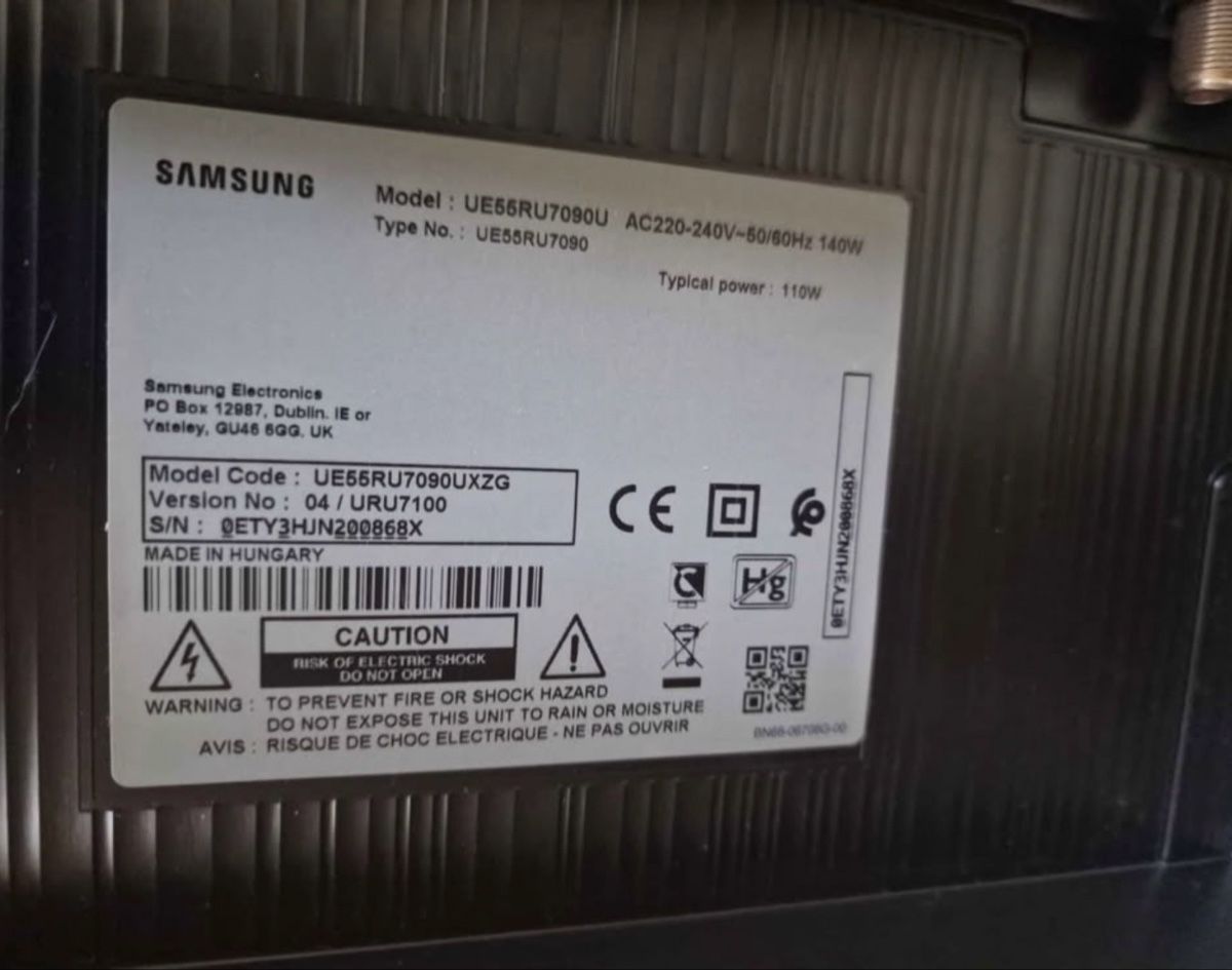 Samsung Televisori: Samsung Smart TV – Nuovo (secondo la descrizione) da Fislisbach venduto da mic_5rgz 1