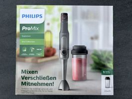 Philips ProMix Stabmixer mit 2-in-1 ToGo Trinkflasche NEU
