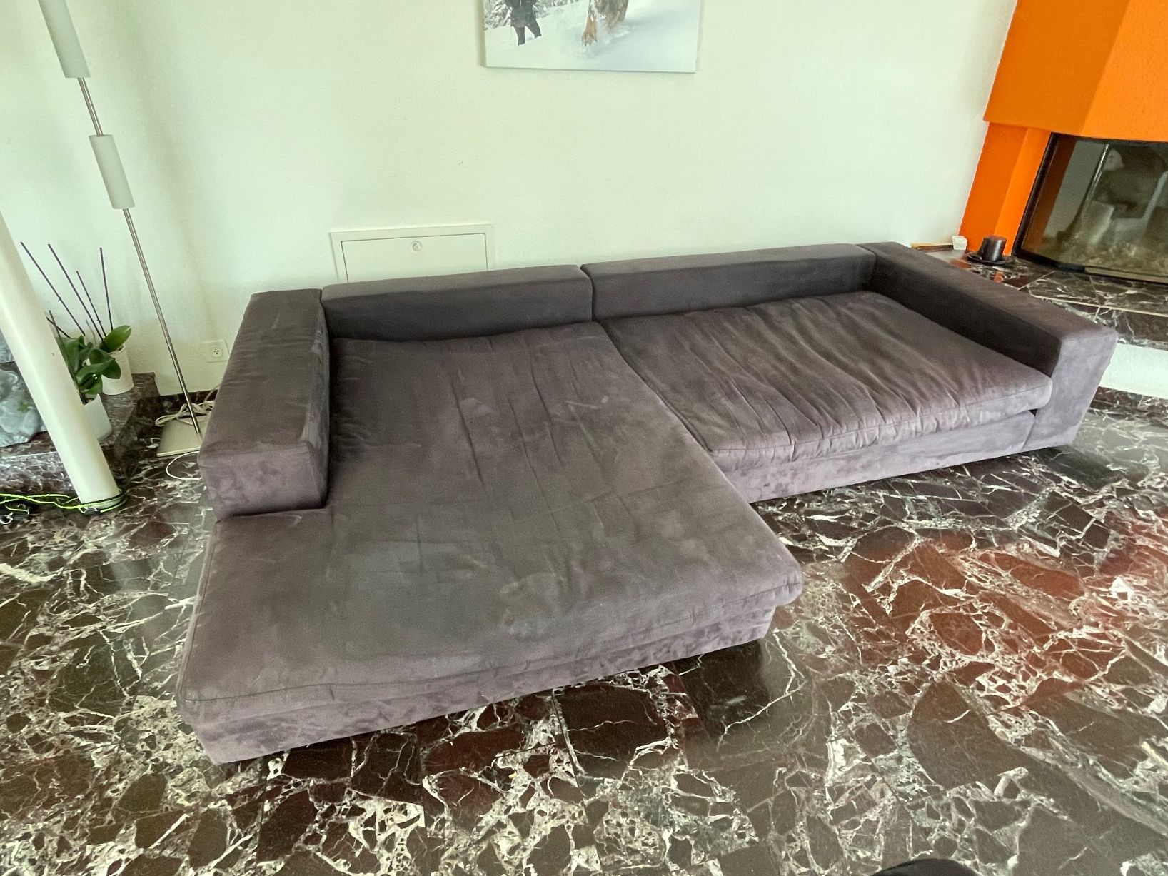 Divani: Gemütliches Sofa, grau – Usato da Biel/Bienne venduto da Tribo85 3