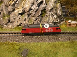 SBB Lokomotive rot Modell gebraucht Defekt (82)
