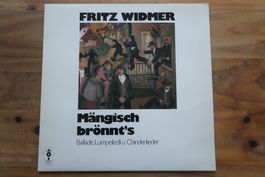 FRITZ WIDMER - MÄNGISCH BRÖNNT'S - VINYL LP