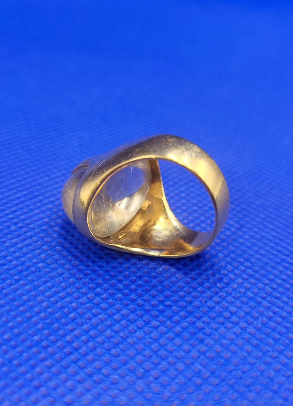 Anelli: Massiv 18 Karat 750 Gold Ring Mit Stein. – Usato da Wald ZH venduto da Aniade 7