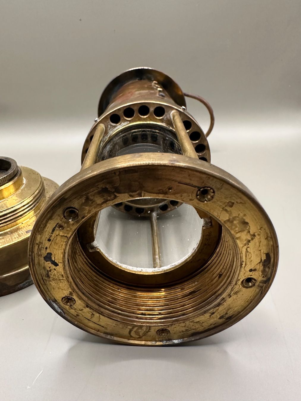 Lampen: Grubenlampe E. Thomas & Williams Wales Messing – Gebraucht aus Rorschach von aoteaora 4
