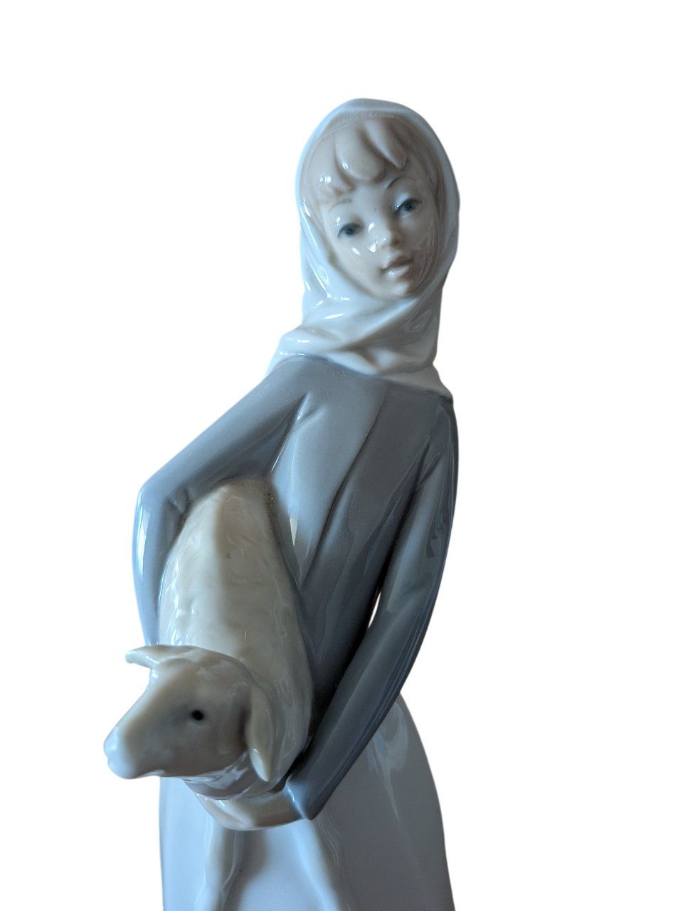 Lladro Statuette: Lladro Nao Frau mit Lamm – Usato da Effretikon venduto da Mgossner 2