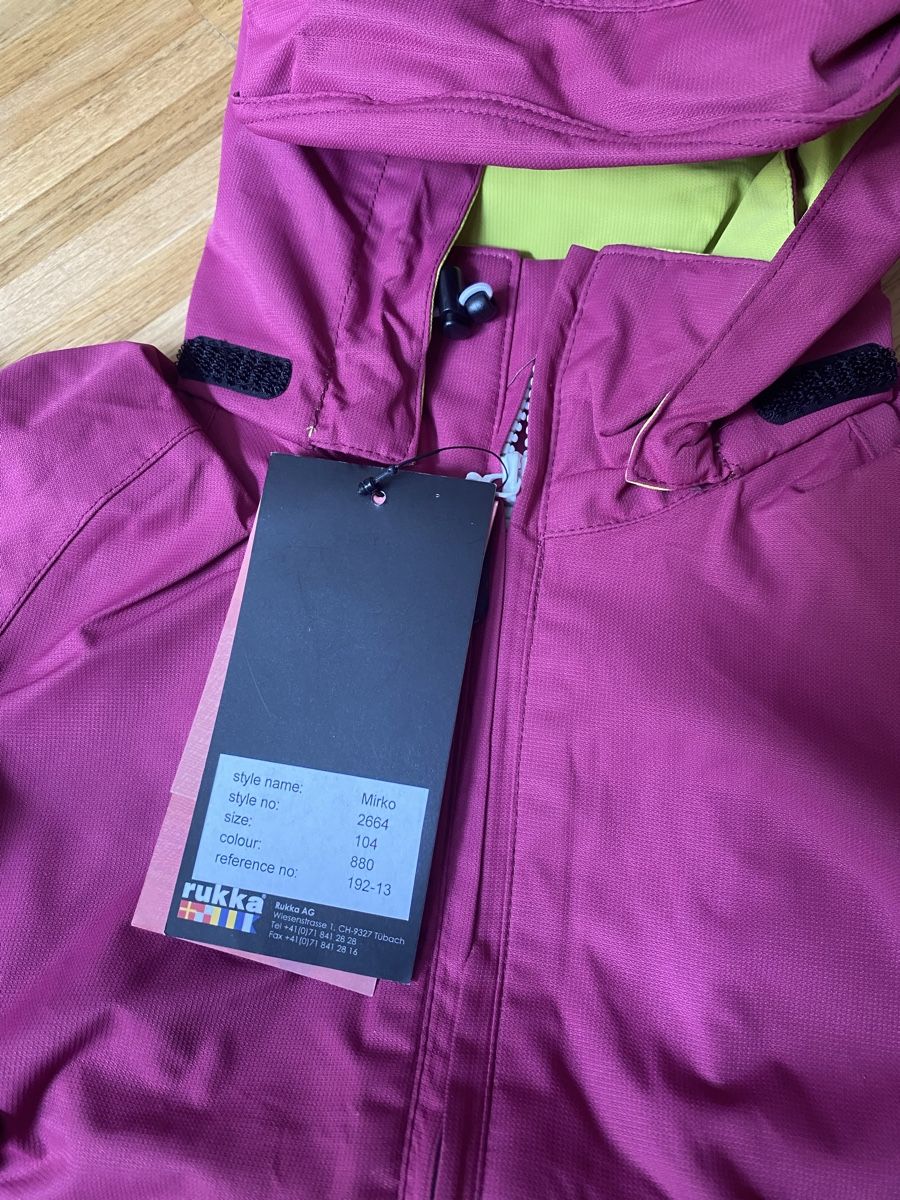 Rukka Giacche & Cappotti: Rukka Regenjacke Gr. 104 NEU – Nuovo e nell'imballaggio originale da Muri AG venduto da sonneblueme10 1