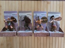 Schleich Neue Helden, 4 Stk., Top Zustand, Rarität!