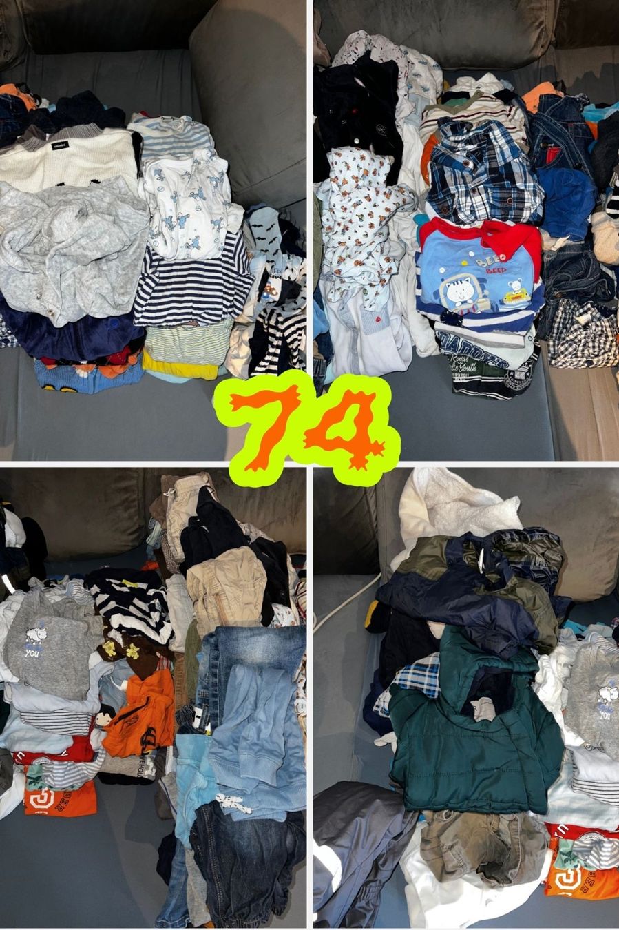 Lotti & Set di vestiti: Jungen Kleiderpaket Grösse 74 – Usato da Büsserach venduto da Honeybunny83