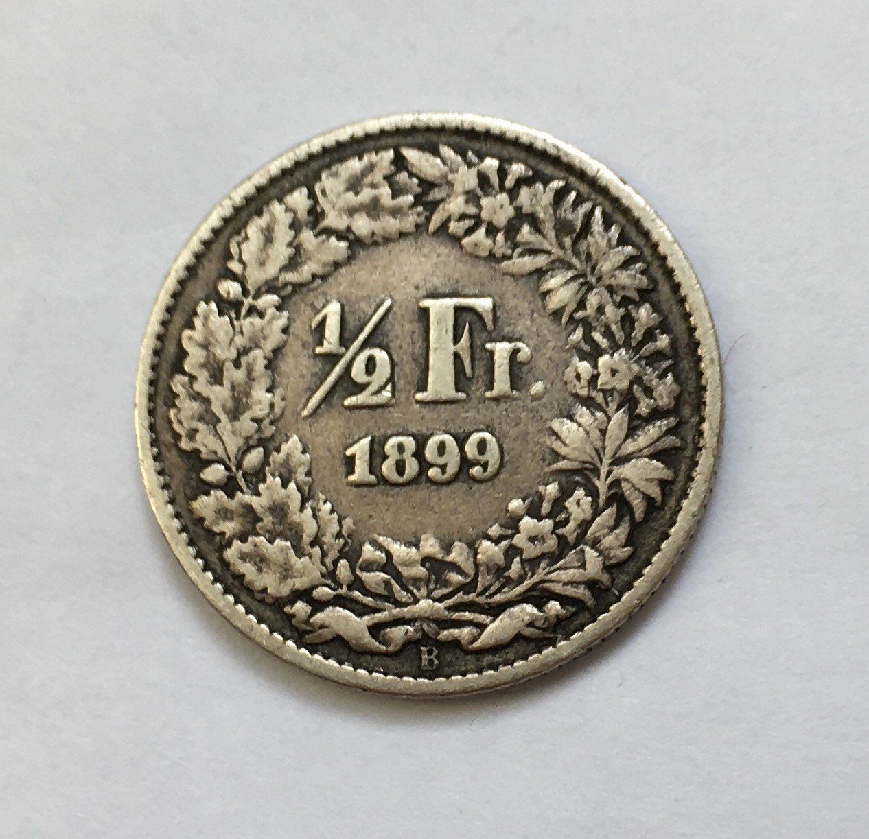 Alle Münzen: 1899 50 Rappen ss+ – Gebraucht aus Kirchberg SG von Helveticus00