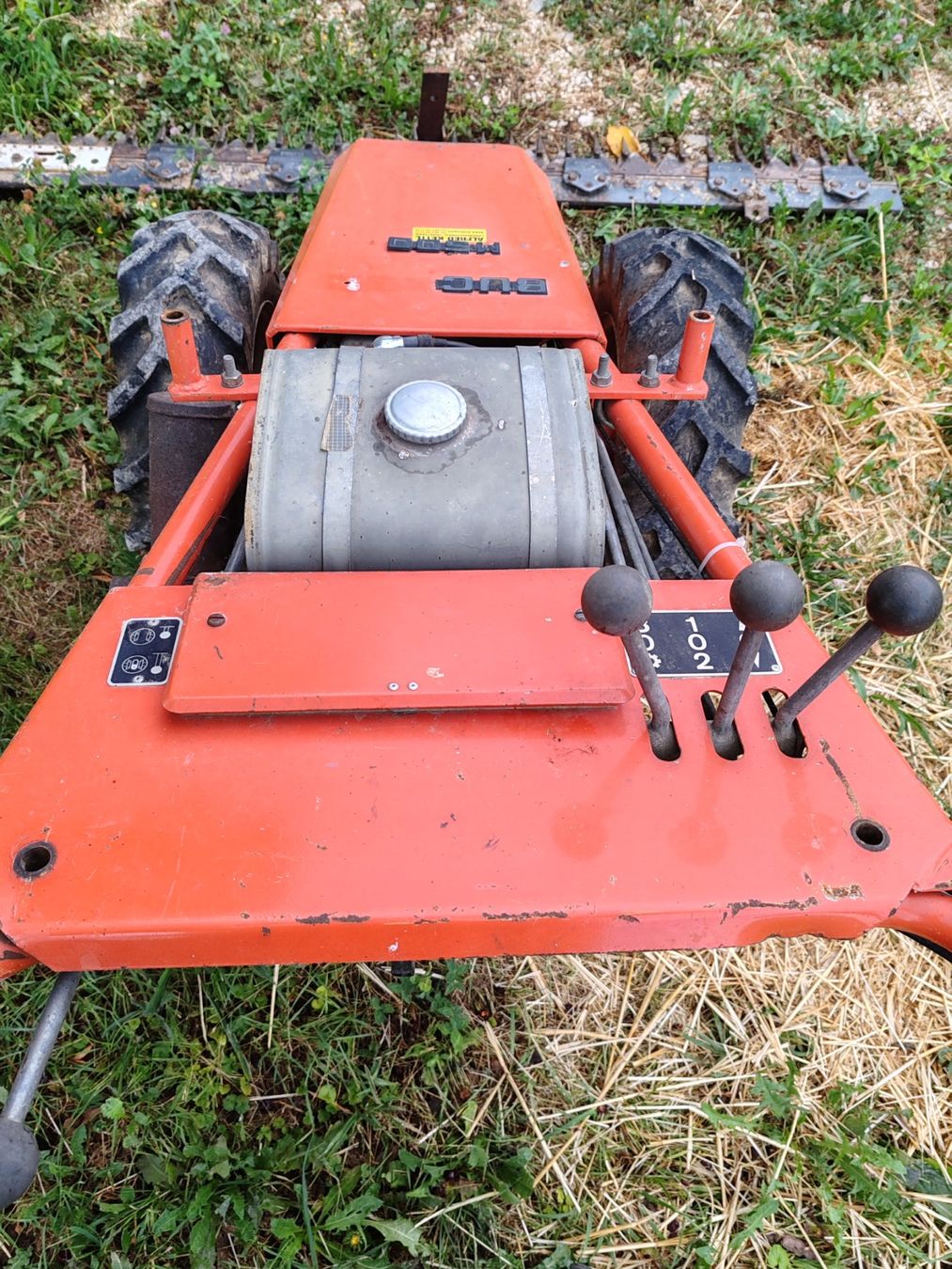 Bucher Toutes les machines: Motormäher Bucher 500 mit Bandeingrasung – D'occasion à Metzerlen par ste_d9h8 3