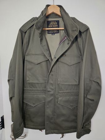 Iron Heart M-65 Fieldjacket olivegrün, Grösse L, wie neu!
