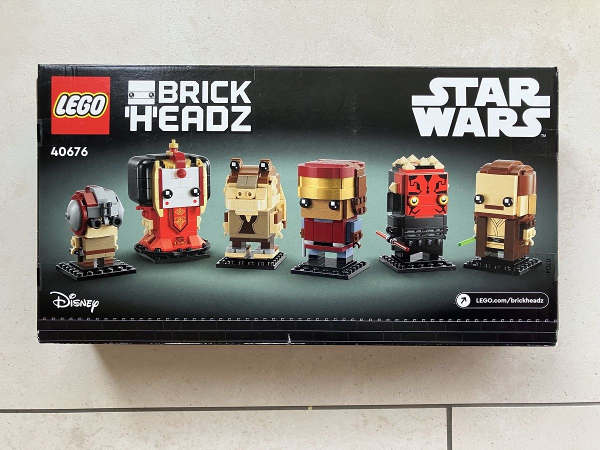 Lego Baukästen: Lego 40676 Star Wars The Phantom Menace Brickheadz – Neu und originalverpackt aus Zürich von WField 1