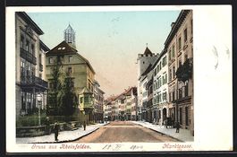 AK Rheinfelden, Marktgasse, 1900