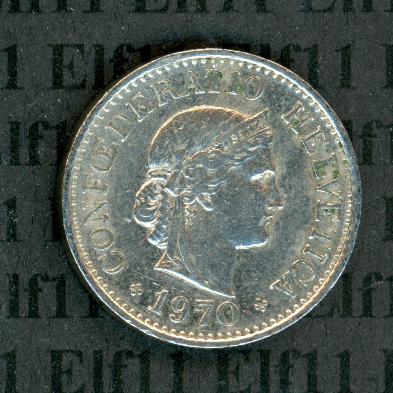 Tutti le monete: CHF___0.10 1970 -vz 10 Rappen – Usato da Widnau venduto da Elf11