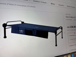 Disc-O-Bed Single XLT / Campinglege mit Seitentasche