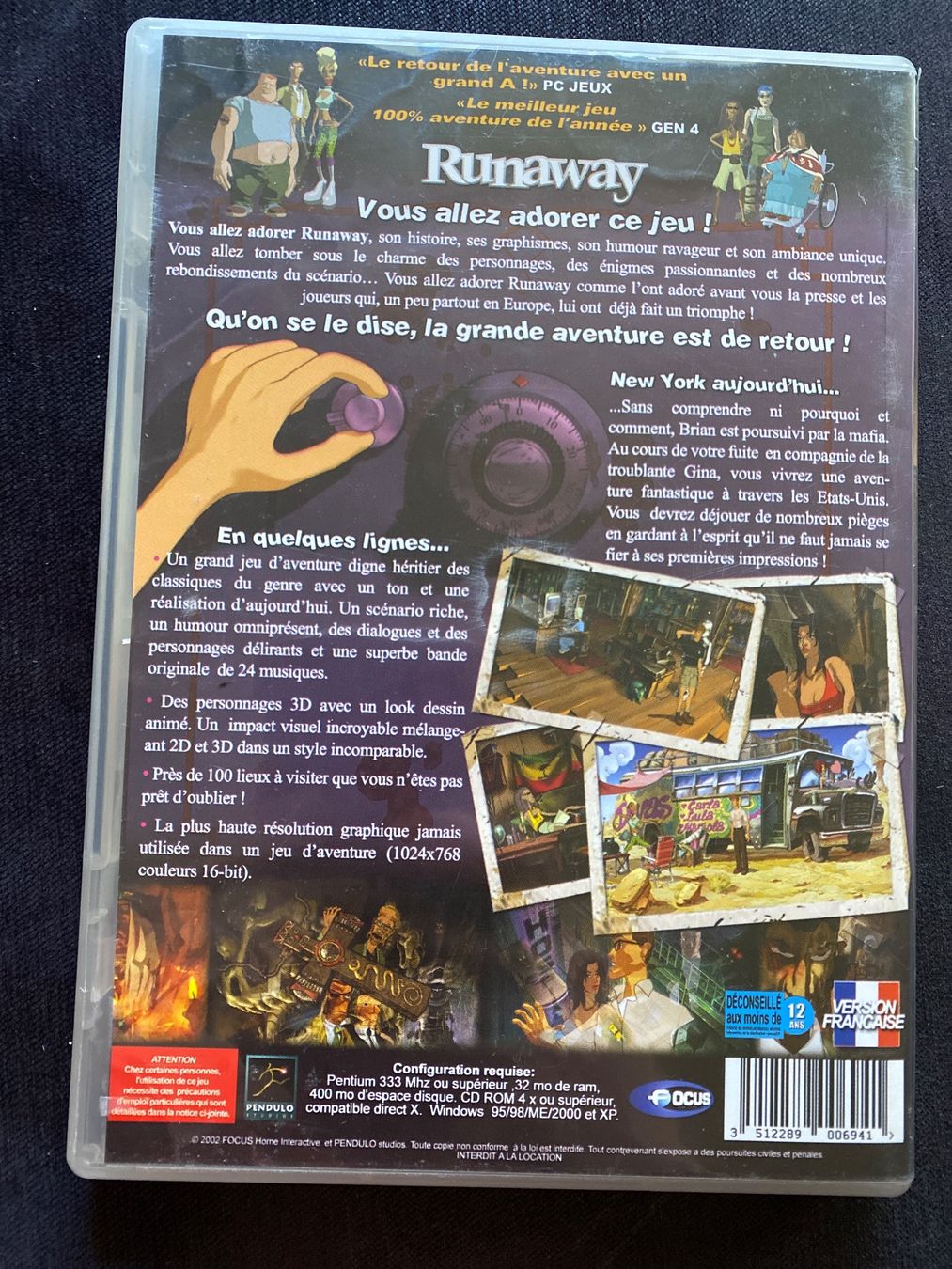 Giochi: Runaway 1 et 2 – Usato da La Neuveville venduto da e_perriard 1