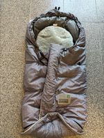 Fussack Lammy Lammfell grau gefuettert gebraucht