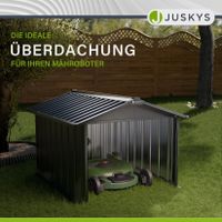 Metall Mähroboter Garage MGMT1 mit Satteldach Juskys