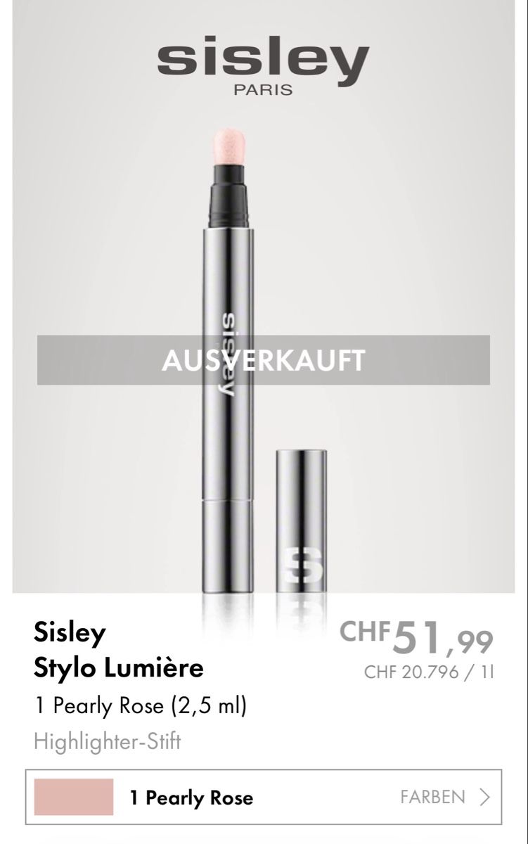 Sisley Make-up: Stylo lumière Sisley neuf  – Nuovo e nell'imballaggio originale da Lausanne venduto da Meganelausanne