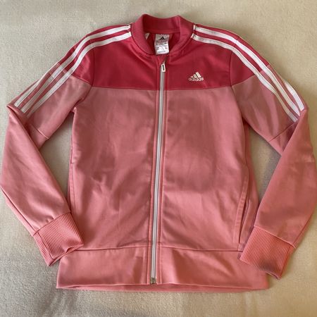 Adidas 3 Stripes Rosa Track Jacke 152