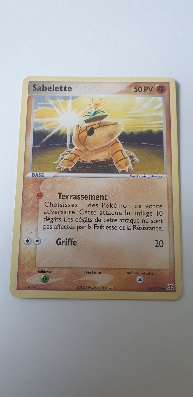 Pokémon Carte collezionabili: Pokemon Sabelette 82/113 – Usato da St-Sulpice VD venduto da Miwix