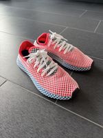 Adidas Deerupt Runner Sneaker rot weiss - Praktisch neu