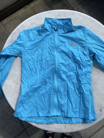 North Face, Ultra leichte Sport-Wind-Regenjacke, hellblau, L