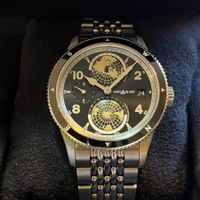 Montblanc 1858 Geosphere Black Dial Full Set 125872