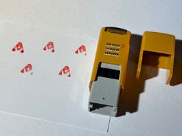 Vintage Swiss Post Stamp - Excellent Condition! Yellow.