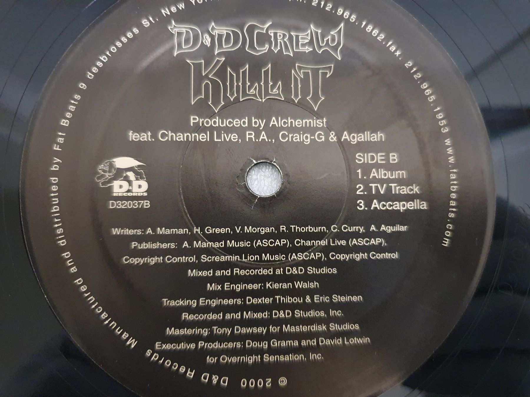 Schallplatten: D & D Crew – Kill It (Hip Hop) – Gebraucht aus Uster von Vinyl-Leidenschaft 5