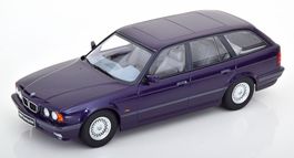 BMW 5er Touring E34 1992-1996 dunkelviolett met.     1:18