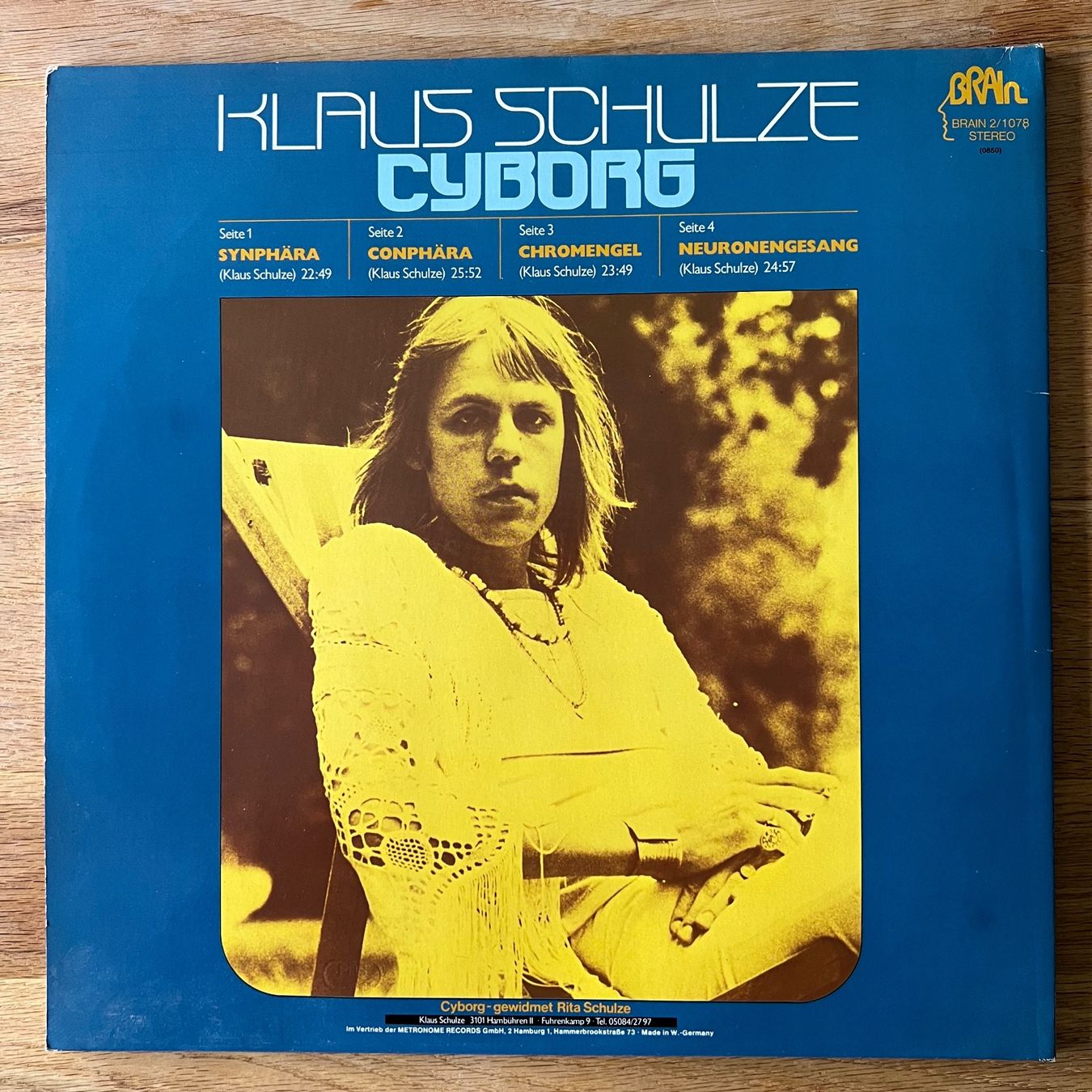 Dischi in vinile: Klaus Schulze - Cyborg / 2 LP - D-Press. RE - Very nice Copy – Usato da Gais venduto da soundcave57 3