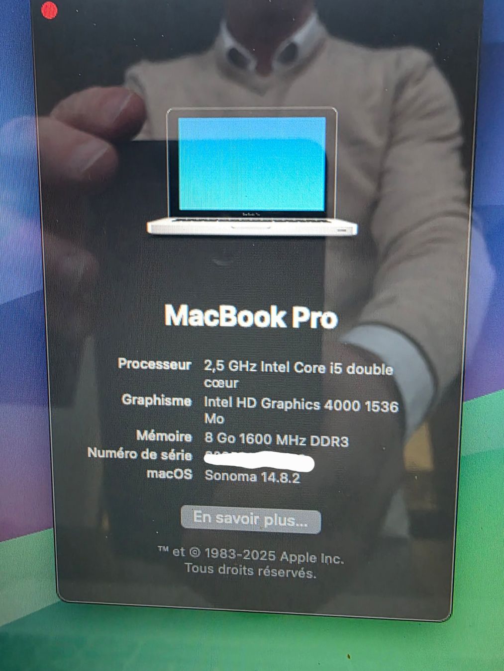 Apple Notebook: Macbook Pro 2011 - MacOS Sonoma – Usato da Le Grand-Saconnex venduto da techhelp 1