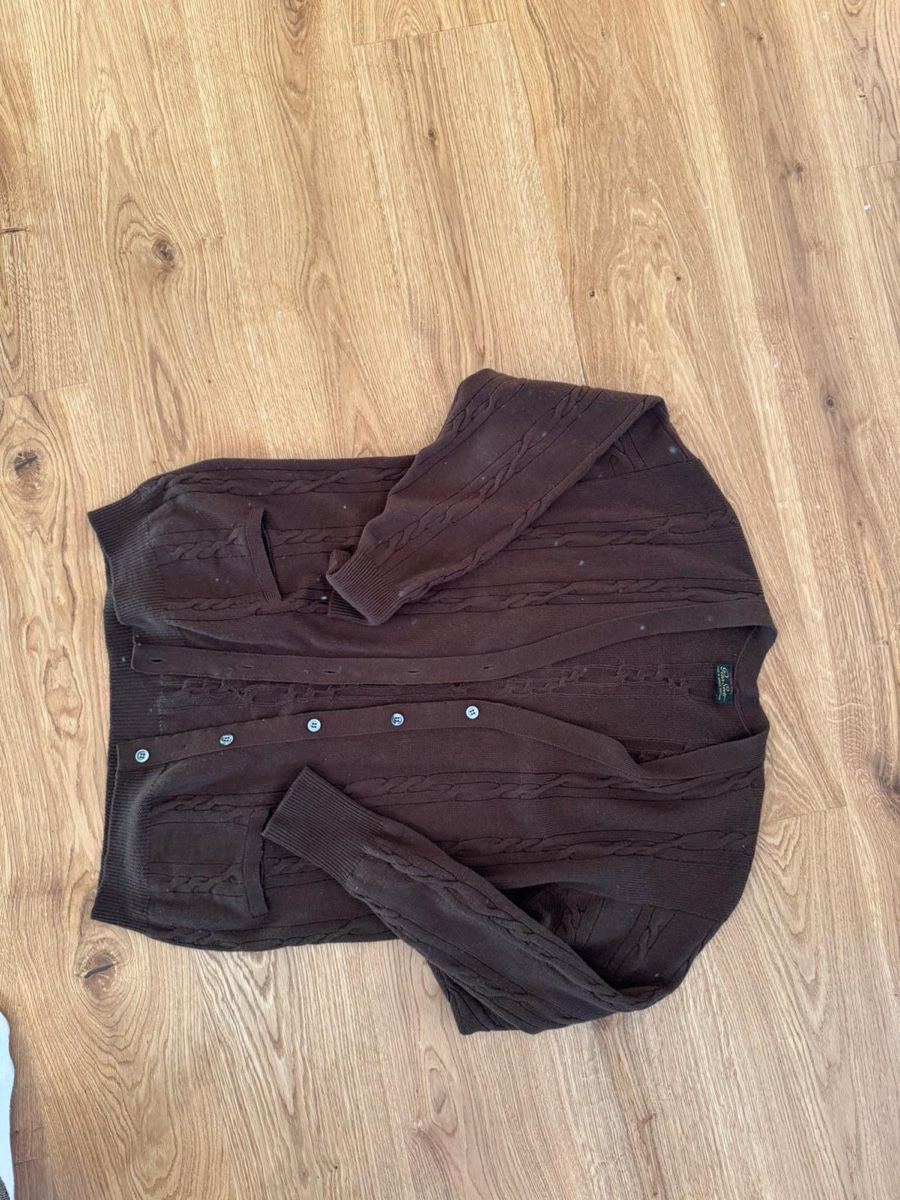 Maglioni & Felpe: Merino Wool Strickjacke Cardigan Braun – Nuovo (secondo la descrizione) da Zollikon venduto da alessandra2m 2