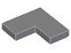Lego Dark Bluish Gray Tile 2 x 2 Corner 6 Stück