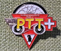 O573 - Pin Die Post PTT Fahrradwerkstätte Basel 2