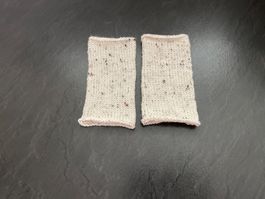 Handgestrickte Pulswärmer- Amedisli Beige